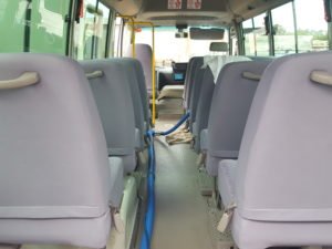 bus and taxi upholstery cleaning